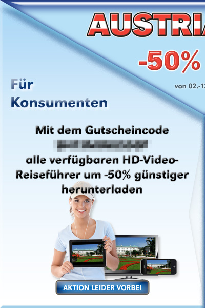 AUSTRIAinHD.com -50% Tage für Konsumenten (Aktion leider bereits vorbei)